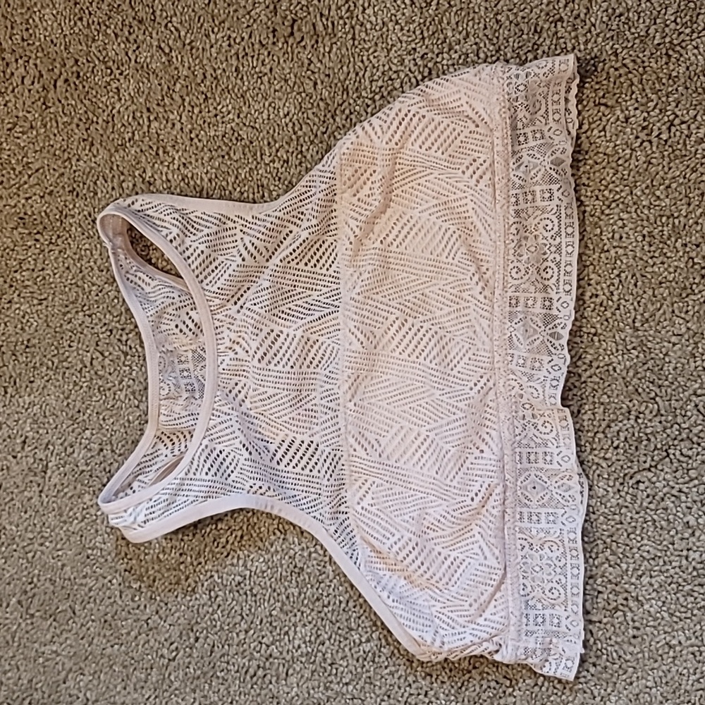 🍉Aerie Boho Lace Highneck Bralette🍉